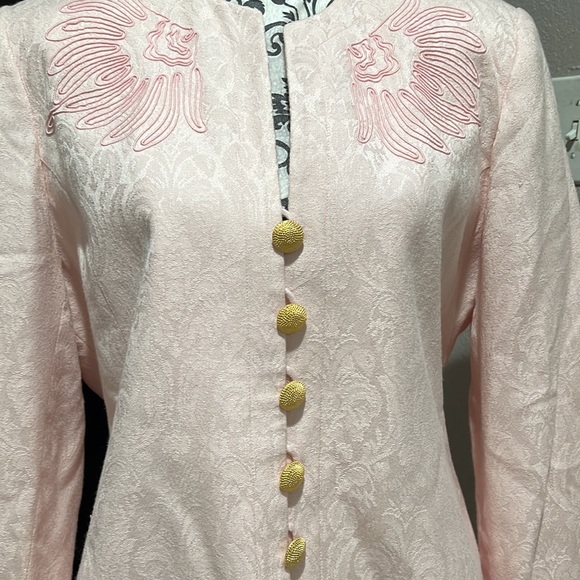 Amanda Smith Suit Skirt Pink Mother Of Bride Easter Church Spring 14 Petite - Picture 2 of 4